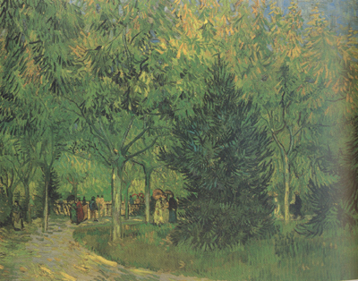 A Lane in the Public Garden at Arles (nn04)